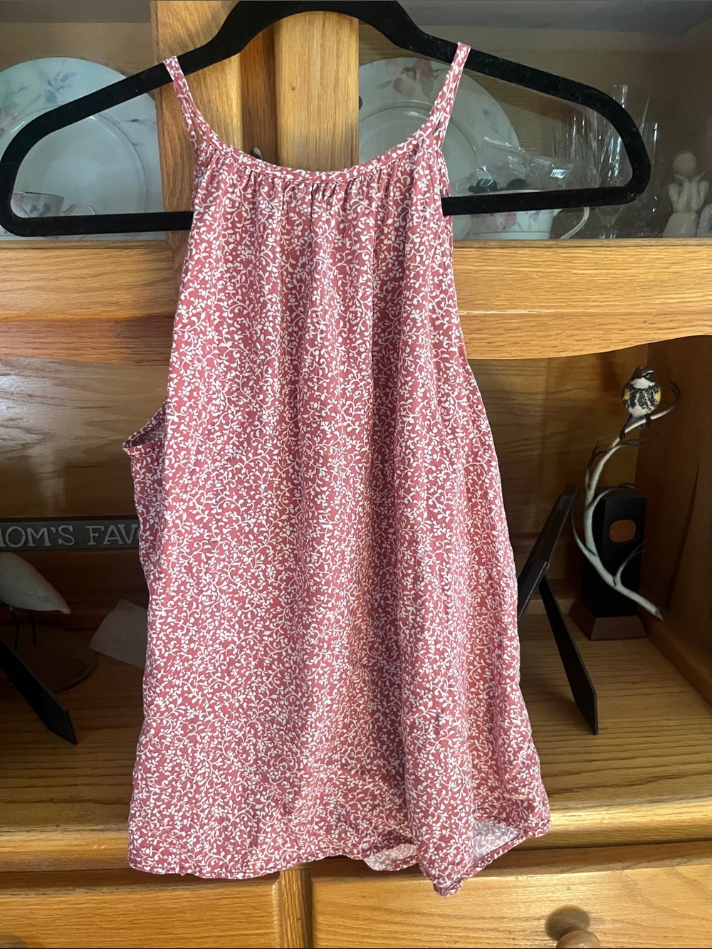 Old Navy Pink Floral Halter Cami